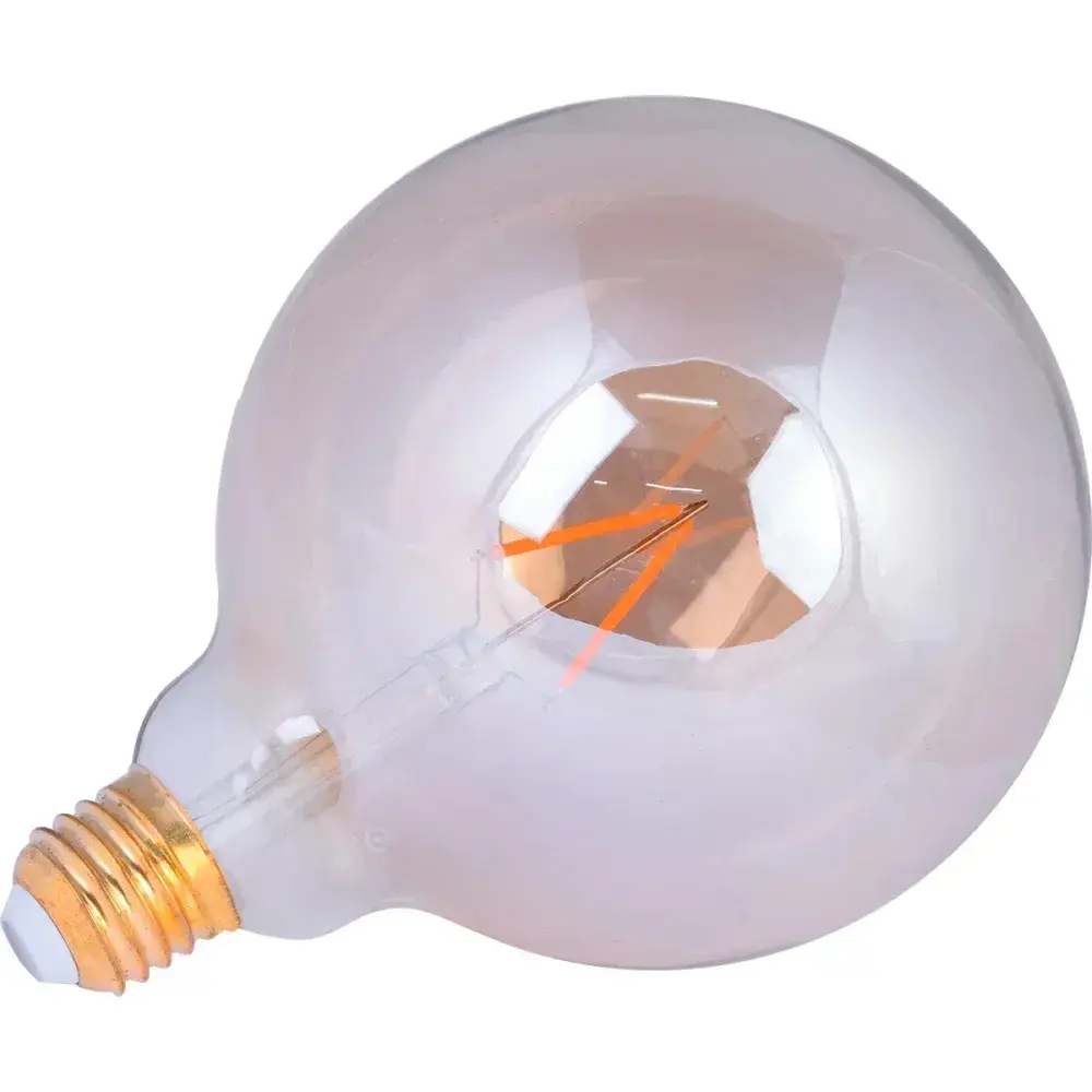 Lâmpada led filamento vintage globo G125 bivolt Liege — fotografia 9