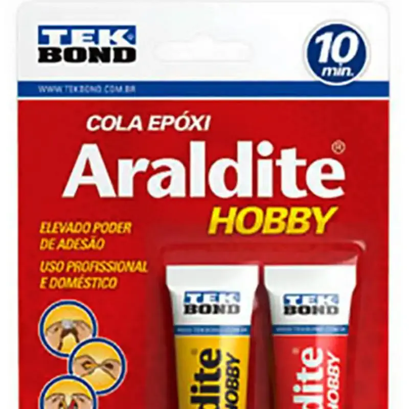 Cola araldite hobby 10 minutos 16 GR 10828500700 Tekbond — fotografia 2