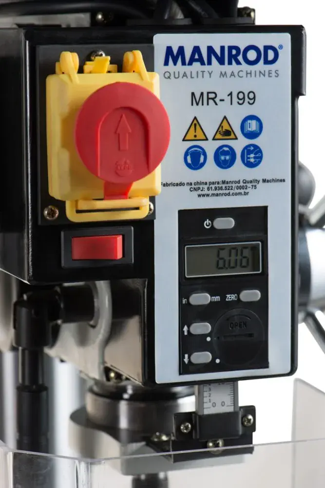 Furadeira & fresadora de bancada hobby MR-199 220V monofásica Manrod — fotografia 4