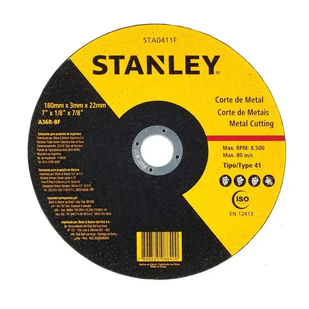 Disco flap fibra con 7" x 7/8" Z40 STA7040FZ Stanley — fotografia 2