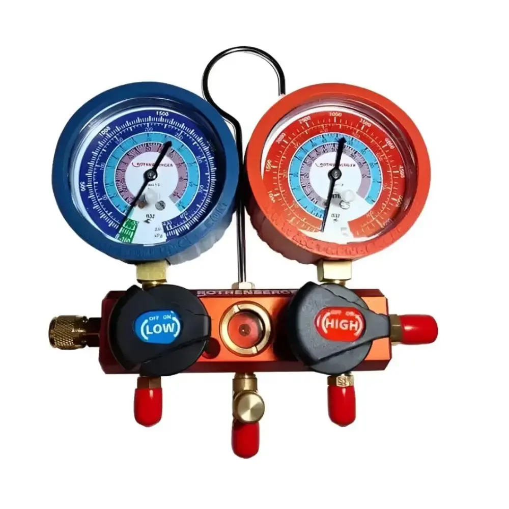 Jogo manômetro manifold 870PSI STD R32/R410A Rothenberger
