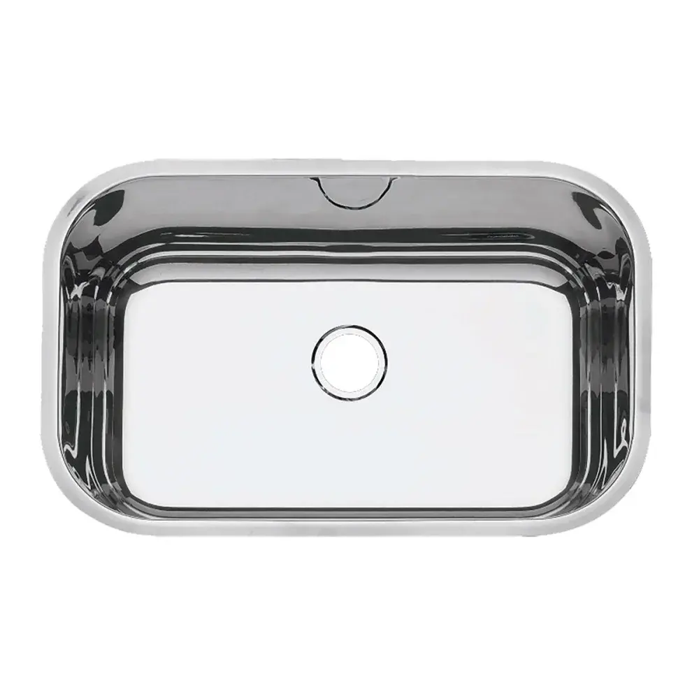 Cuba para cozinha em aço inox alto brilho 40X34X17CM Tramontina — fotografia de referência