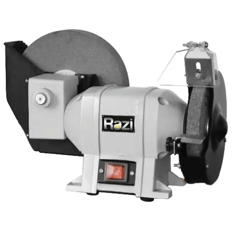 Moto esmeril afiador de bancada 8 POL 370W 2 em 1 RZ-EA370M Razi 110 V — fotografia de referência