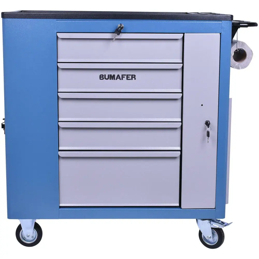 Carro oficina com 5 gavetas e painel 80X45X86CM CR-90 Bumafer — fotografia de referência
