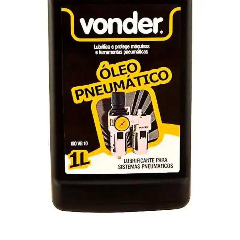 Óleo lubrificante pneumático 1 litro 5129001000 Vonder — fotografia 3