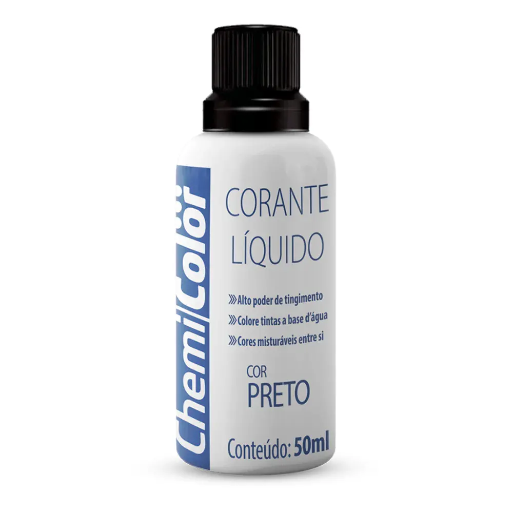 Corante liquido preto Chemicolor — fotografia de referência