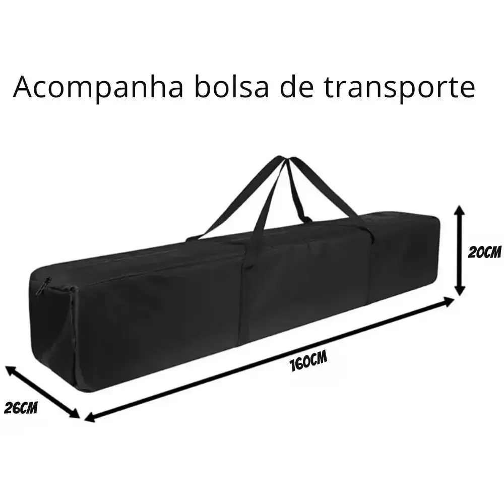 Tenda gazebo 6×3 dobrável articulada/sanfonada ZT-TGA-6X3 Zelt — fotografia 7