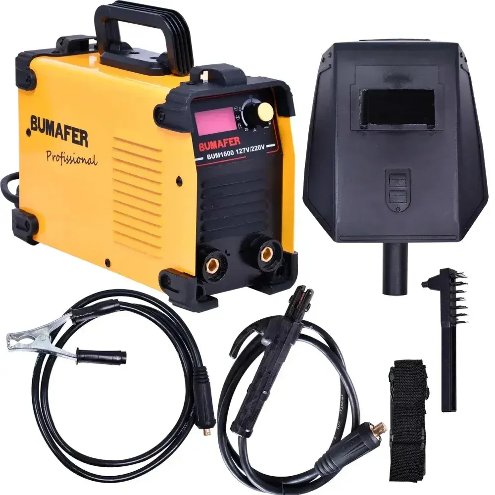 Inversora de solda profissional 160A bivolt Bumafer — fotografia 6