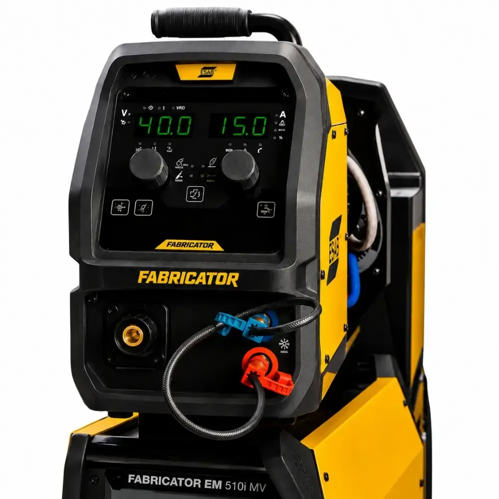 Solda inversora multiprocesso fabricator 510I 380/440 completa com cabo 5M Esab — fotografia 2