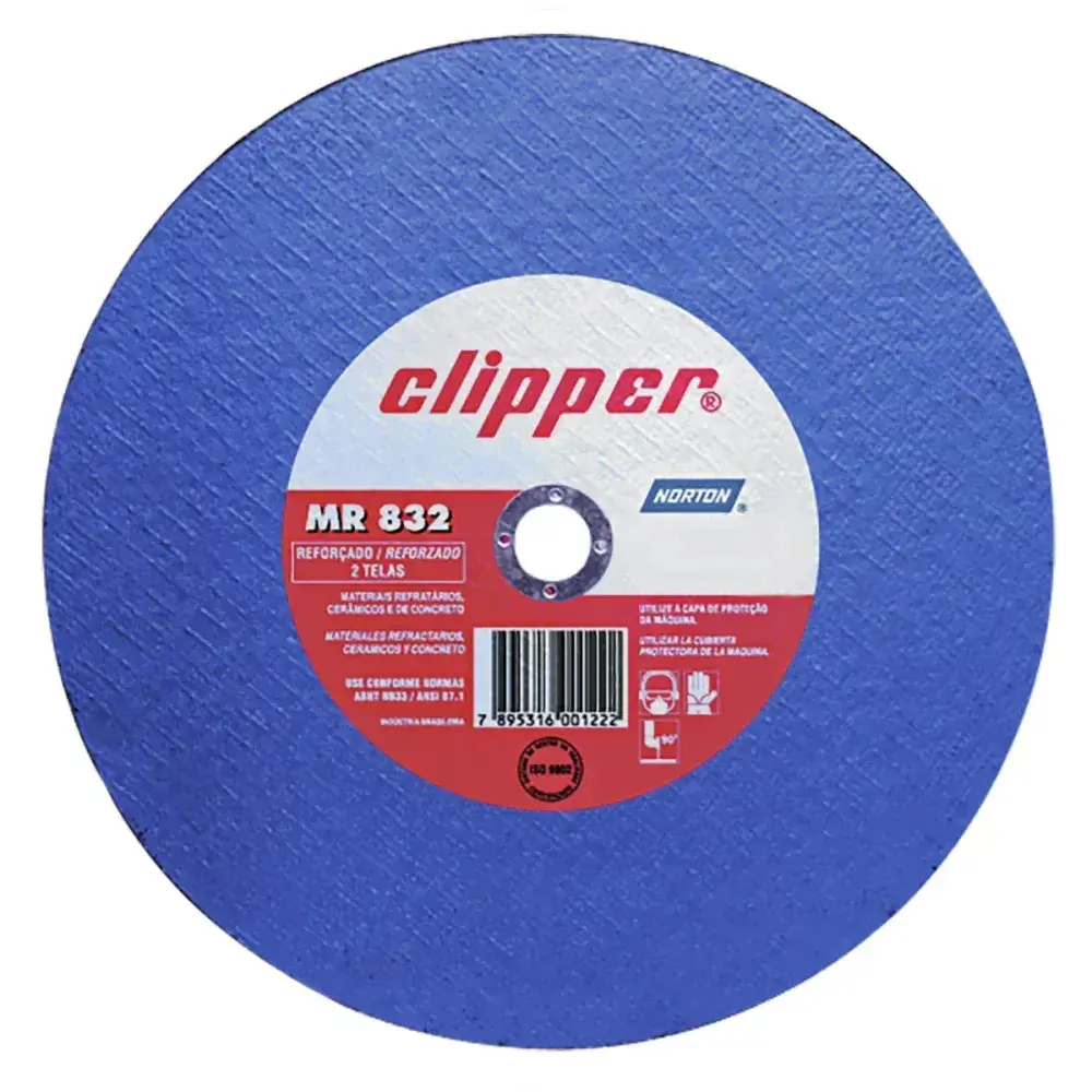 Disco de corte MR832 clipper 178 x 3 x 22,22MM Norton — fotografia 2