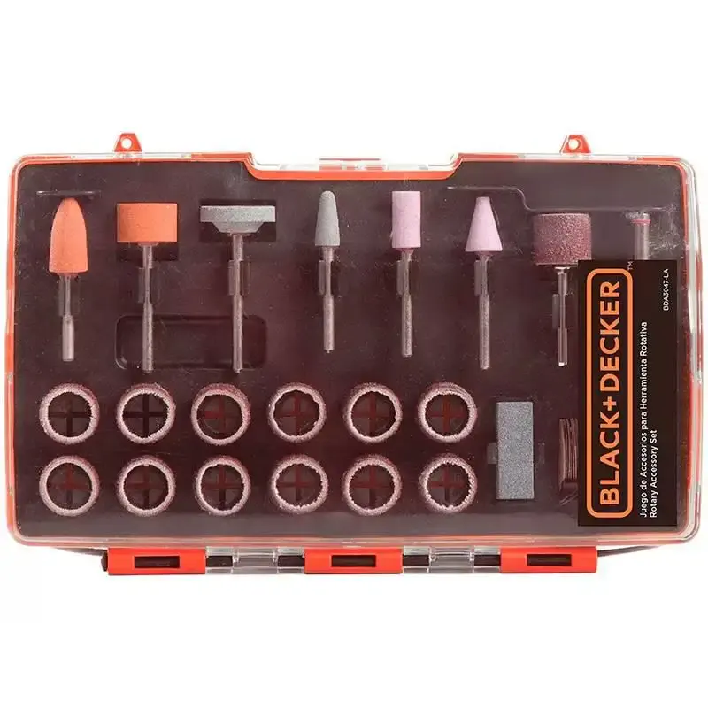 Jogo para micro retífica com 42 peças BDA3047-LAC black & decker — fotografia 3