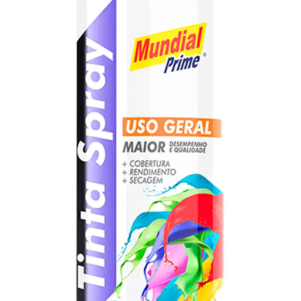 Tinta spray 400ML azul escuro AE01000067 mundial prime — fotografia 3