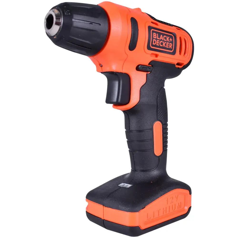 Furadeira parafusadeira à bateria 3/8 12V biv blackdecker Black & Decker — fotografia 3