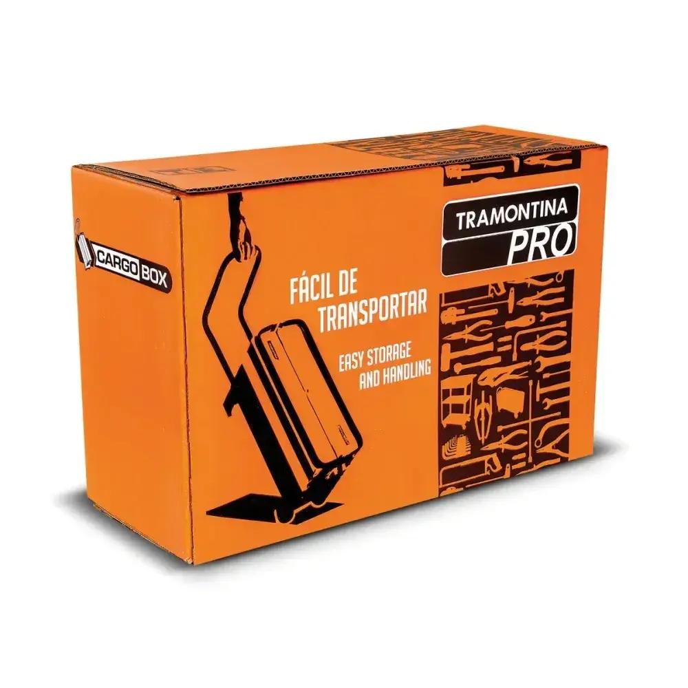 Caixa de ferramenta sanfonada cargobox 65 pçs Tramontina pro — fotografia 12