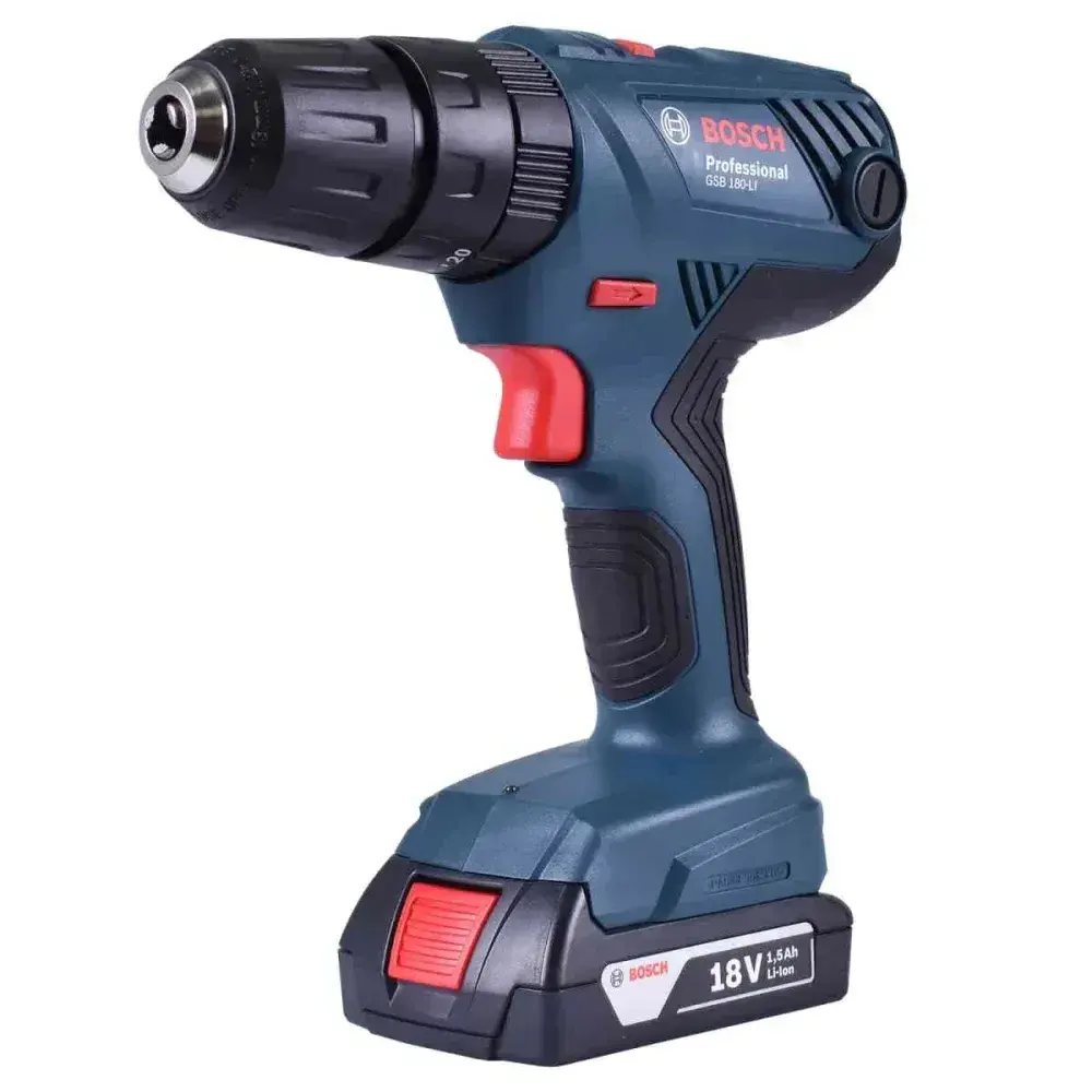 Conjunto chave de impacto GDX180L + parafusadeira/furadeira GSB180LI Bosch — fotografia 11