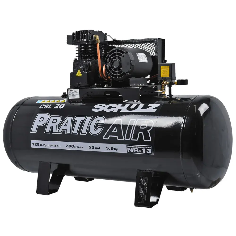 Compressor 20 pcm 20 0LTS 125LBS 220/380V Schulz — fotografia 2