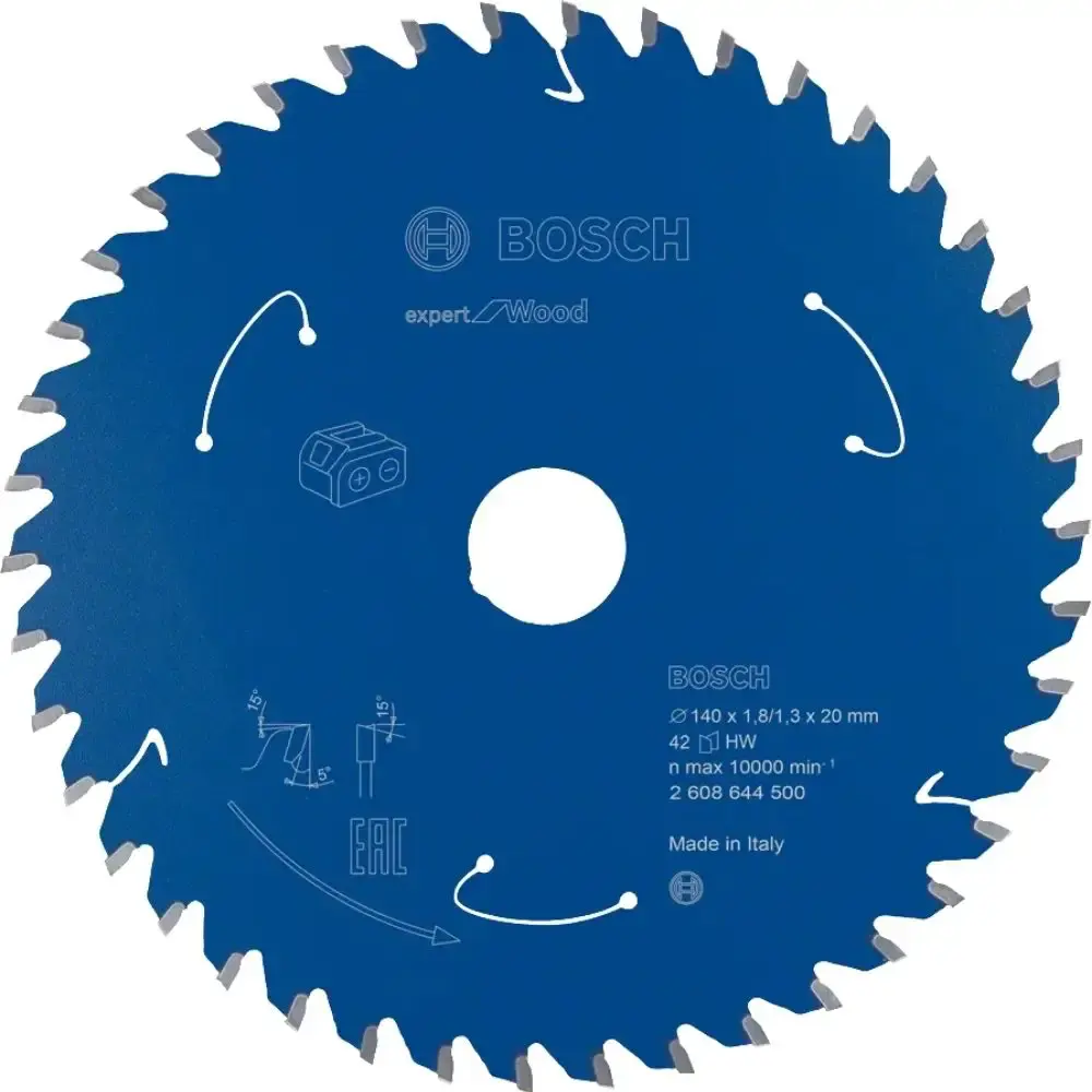Disco de Serra Expert Wood 140mm x 1,8mm 42 Dentes BOSCH — fotografia de referência