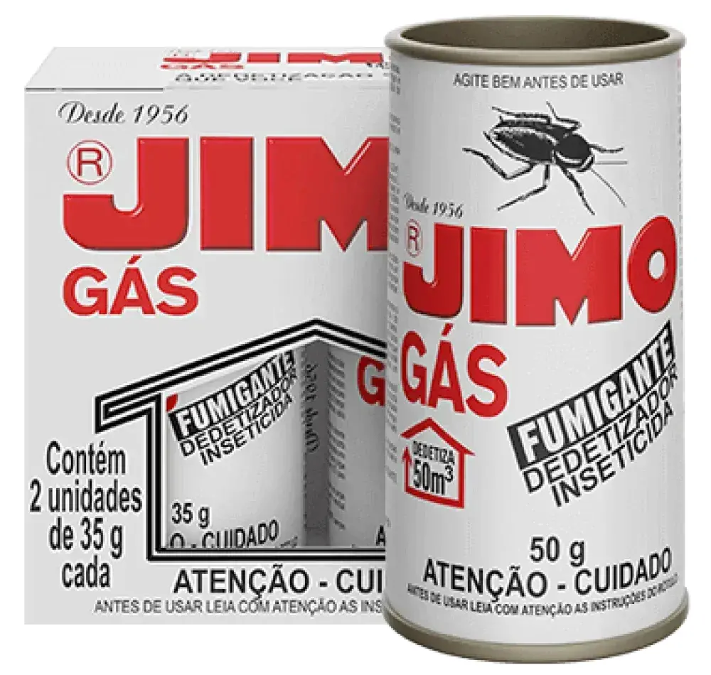 Fumigante detetizador inseticida 2 unidades jimo Jimo Quimica — fotografia 6