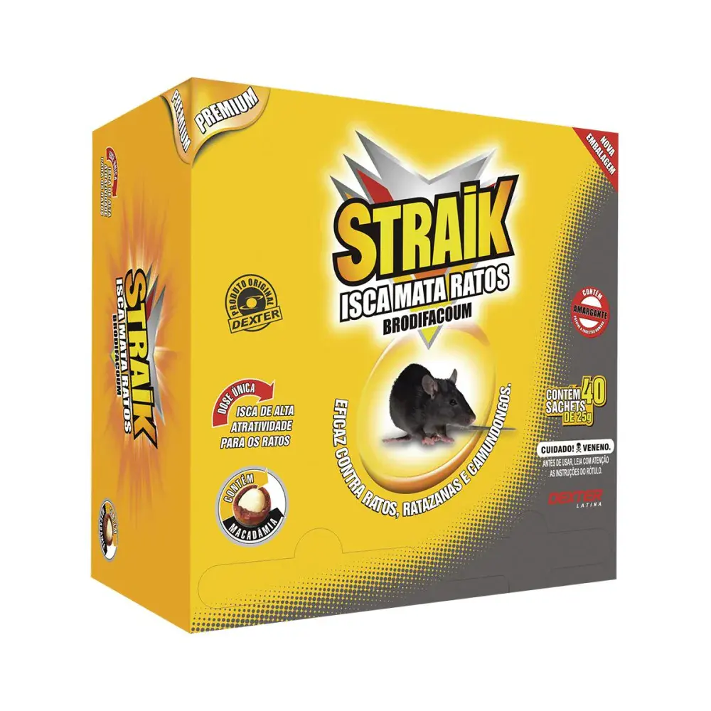 Mata ratos Straik display 1KG