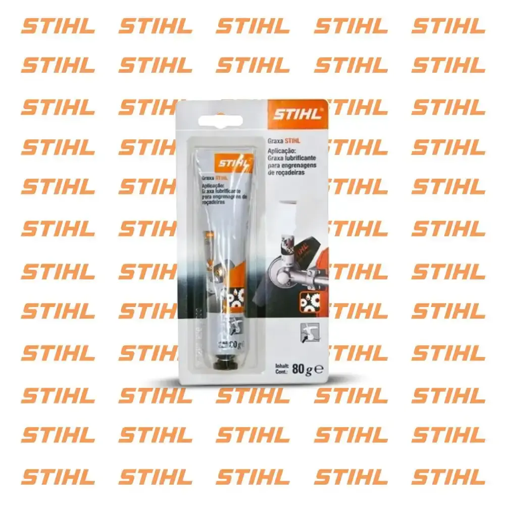 Tubo de graxa multiuso 80 gramas para podadores e motosserras Stihl — fotografia 5