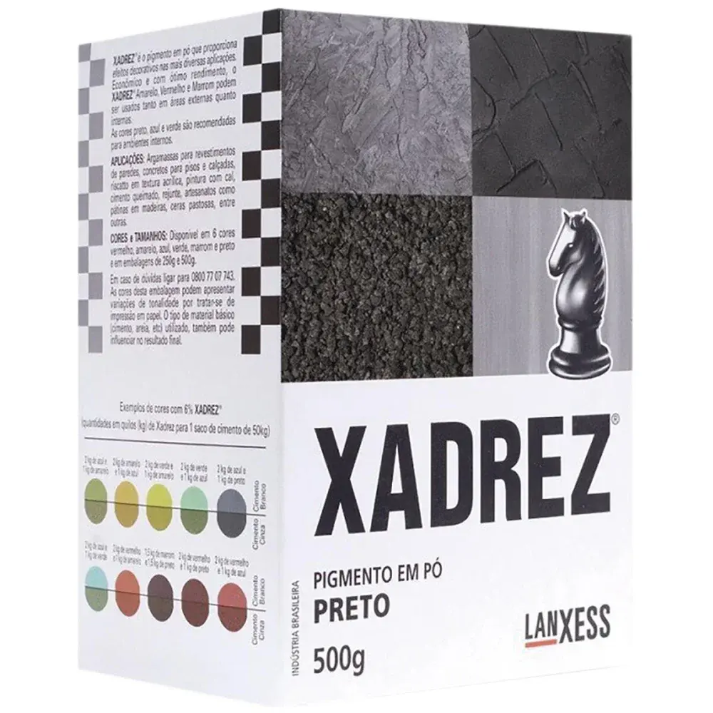 Pó rez 500G preto Xadrez