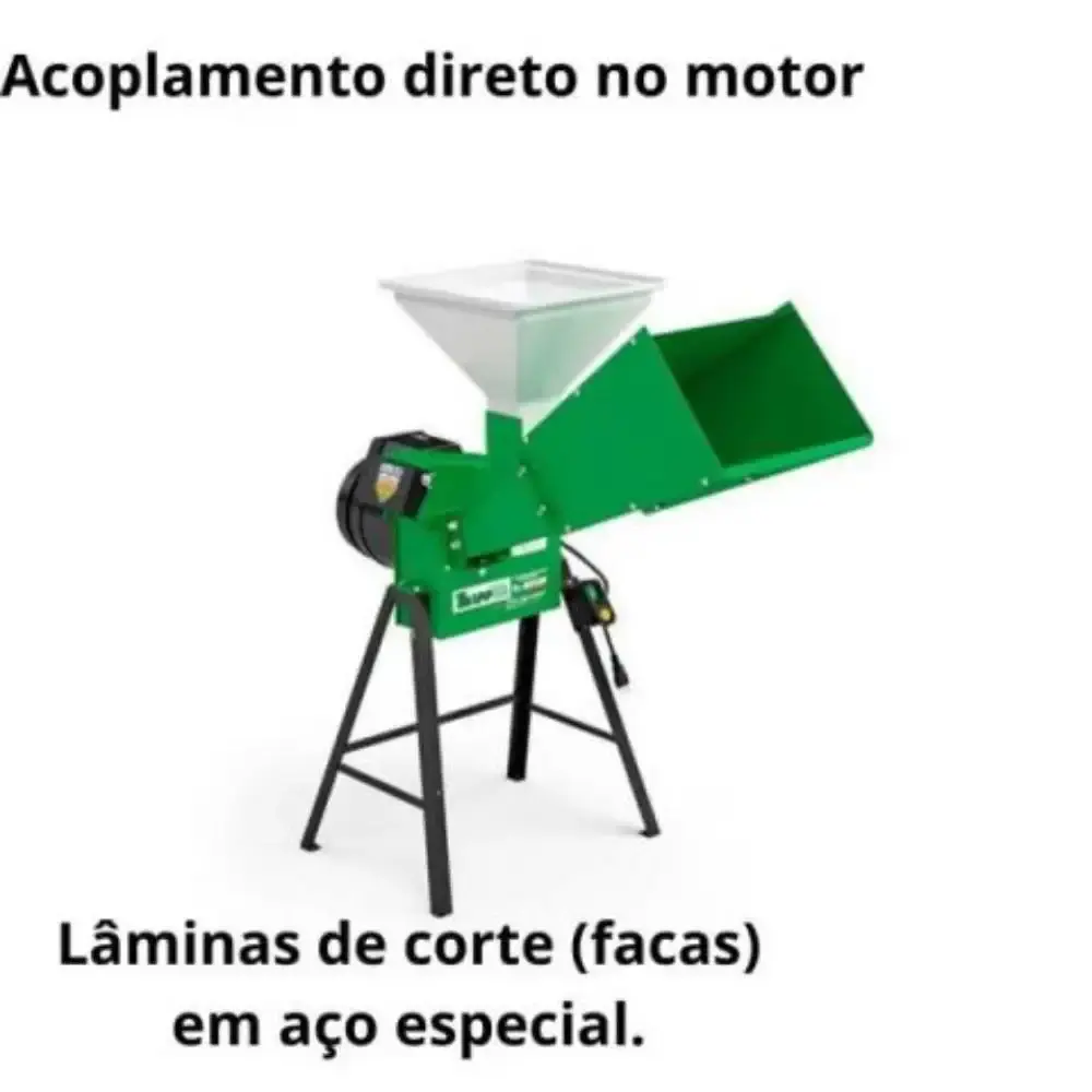 Triturador forrageiro TRF 400 motor 2CV 127/220V monofásico Trapp — fotografia 4
