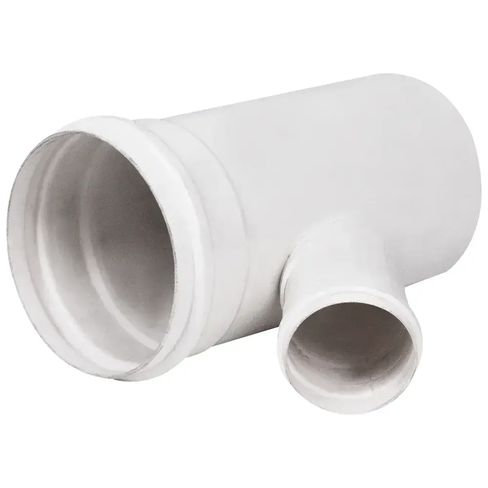 Junção de esgoto simples branco 150X75MM corr plastik — fotografia 5