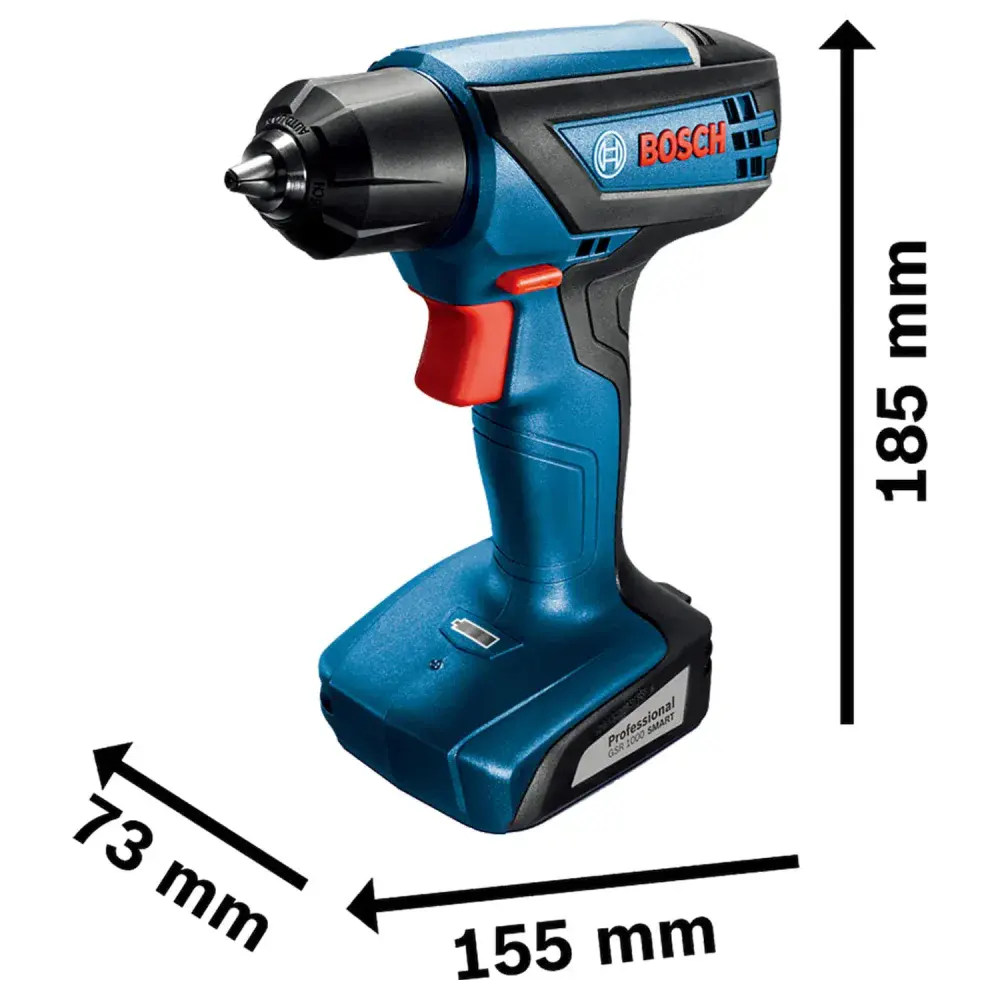 Parafusadeira furadeira à bateria smart GSR1000 12V biv Bosch — fotografia 10