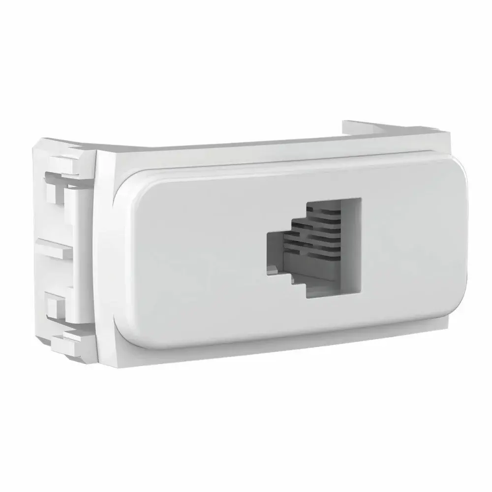 Módulo tomada de telefonia RJ11 linha composé da WEG — fotografia de referência