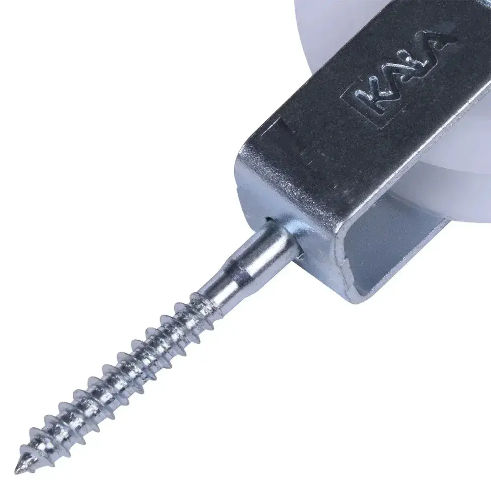 Roldana plástica com parafuso 4CM capacidade 15KG Kala — fotografia 8