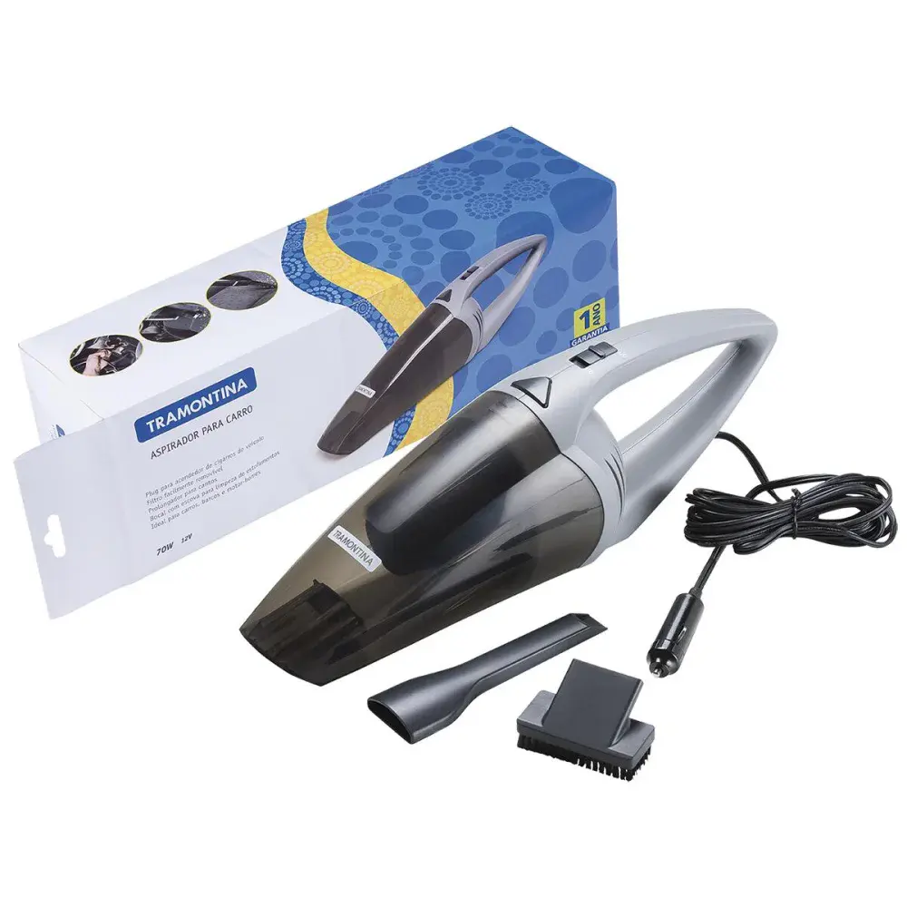 Aspirador de pó para carros 70W 12V Tramontina
