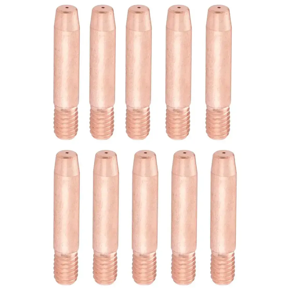 Tocha mig tubo de contato 0,9 x 37 x M6 10 unidades Oximig — fotografia de referência