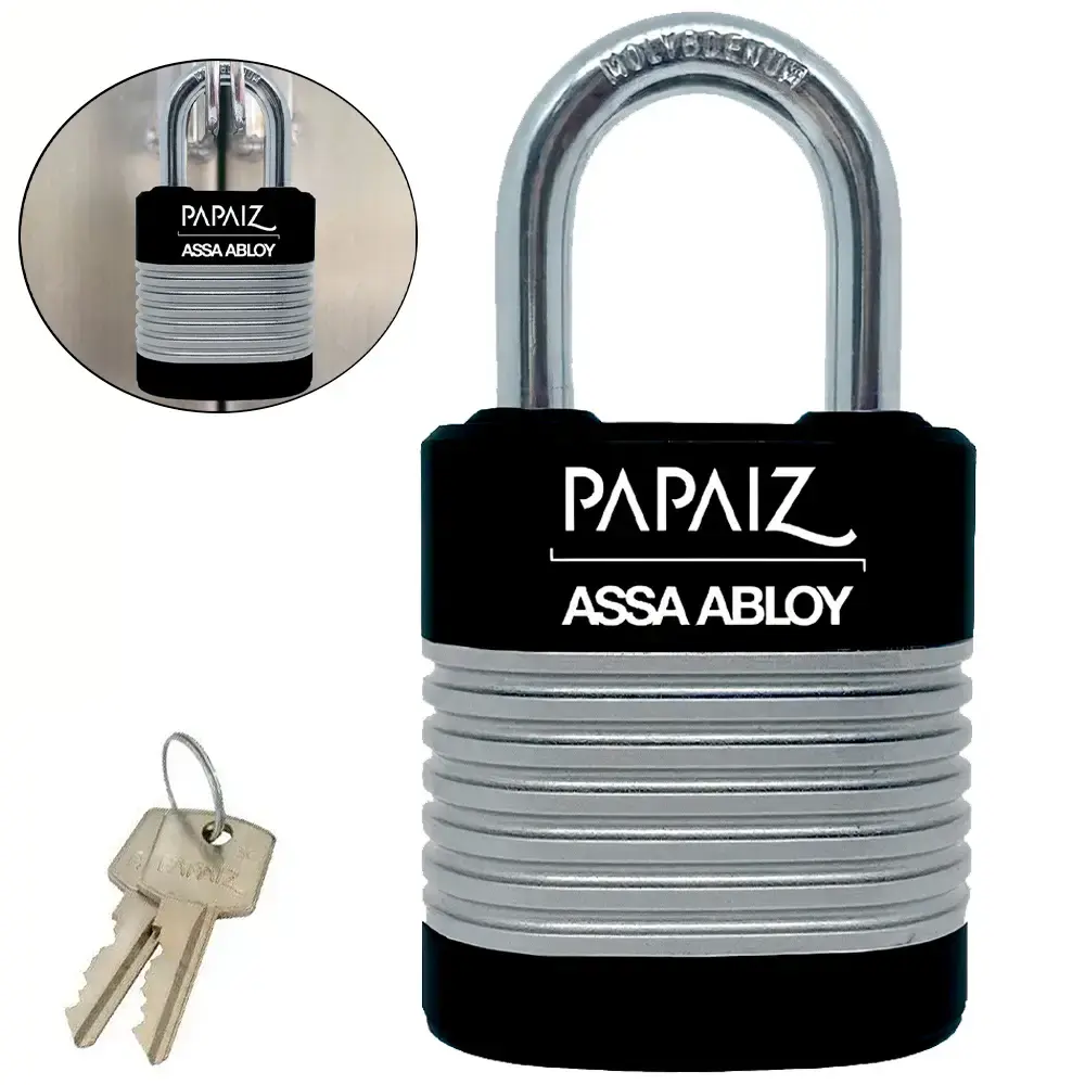 Cadeado de Aço Laminado Com Capa de Alta Proteção nº 40 01148401SM PAPAIZ