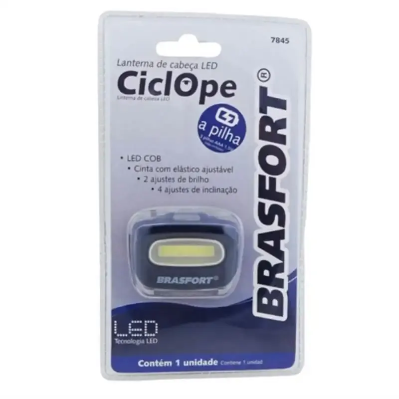 Lanterna LED para cabeça ciclope 7845 Brasfort — fotografia 5