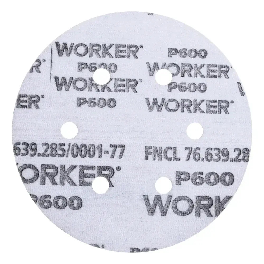 Disco de lixa tipo velcro 6 152MM grão 280 Worker — fotografia de referência