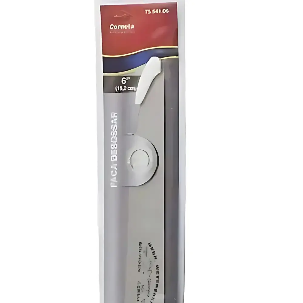 Faca para desossa aço inox 6 POL 15 CM cabo branco Corneta — fotografia 4