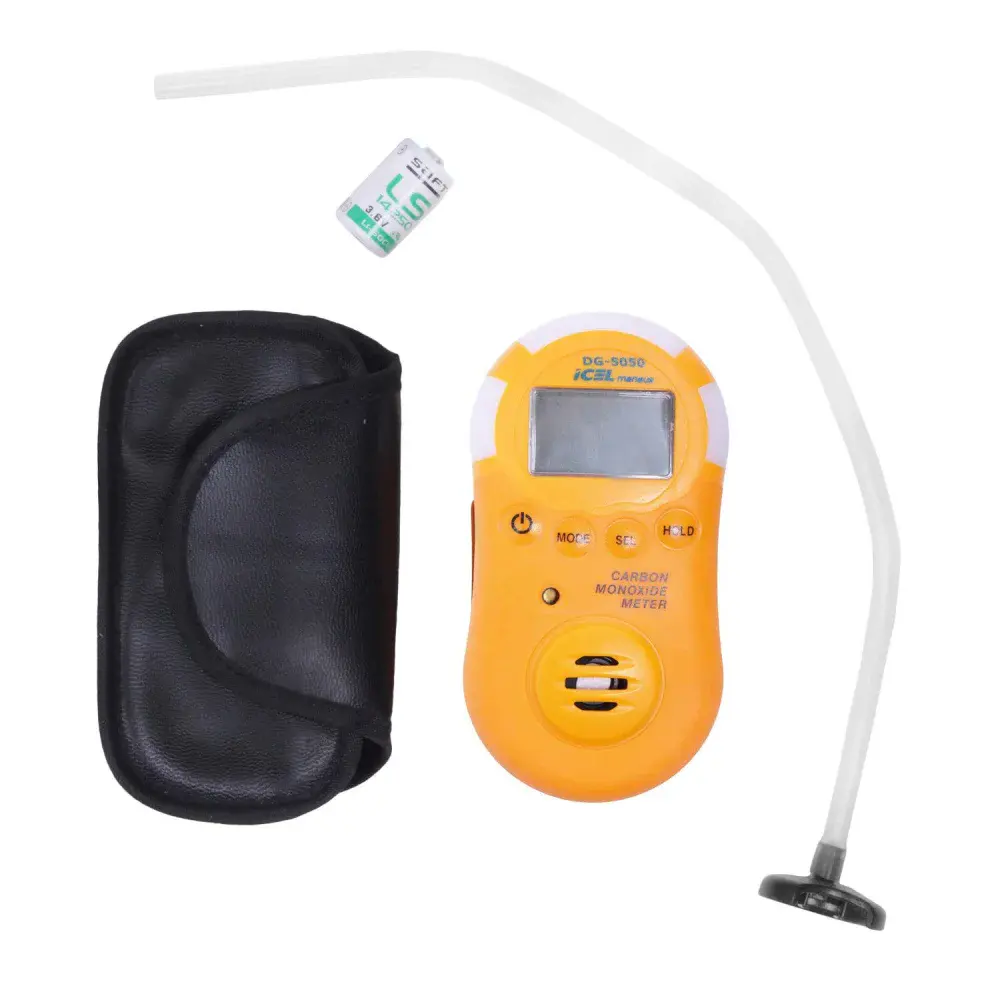 Medidor de monóxido de carbono digital DG-5050 Icel — fotografia de referência