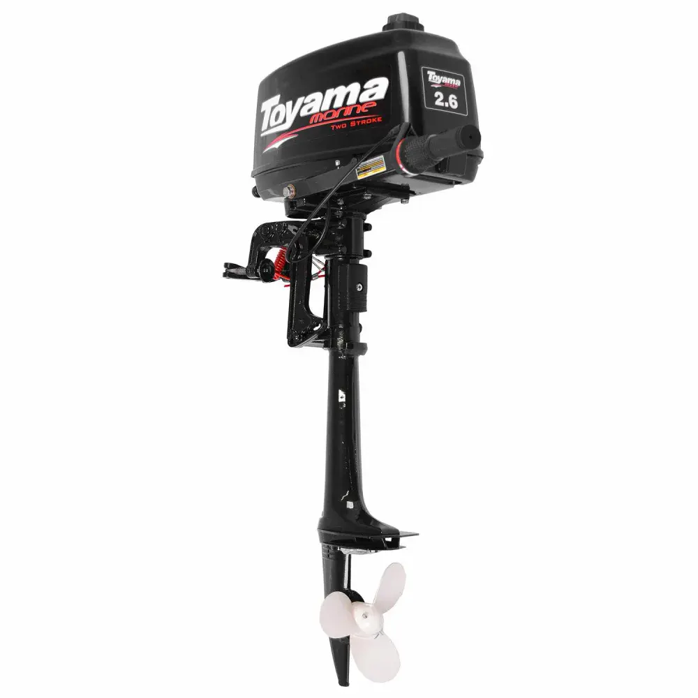 Motor de popa de barco à gasolina 2.6HP TM2.6TS Toyama — fotografia de referência