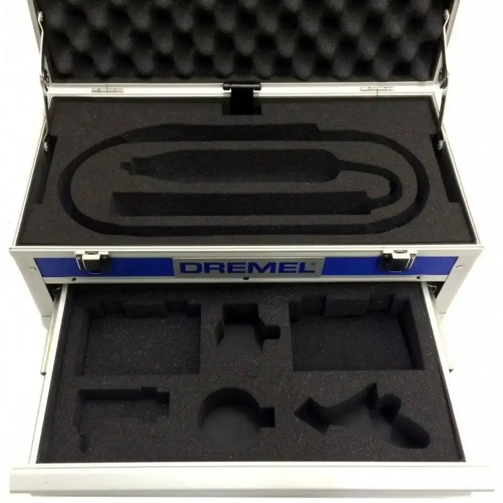 Maleta de metal para micro retífica e acessórios 31552 Dremel — fotografia 4