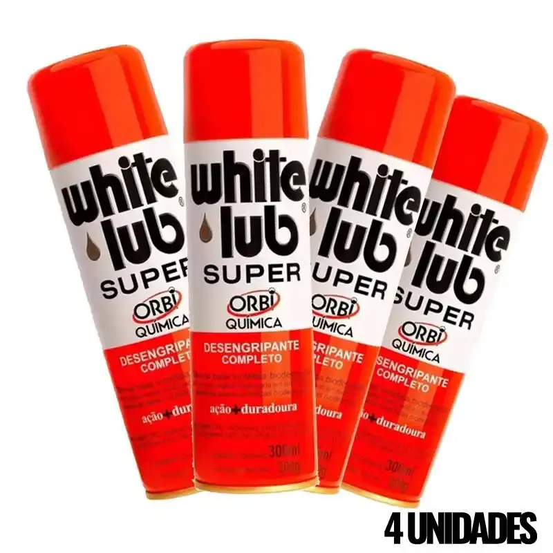 Desengripante spray 300 ML 4 unidades white LUB — fotografia de referência