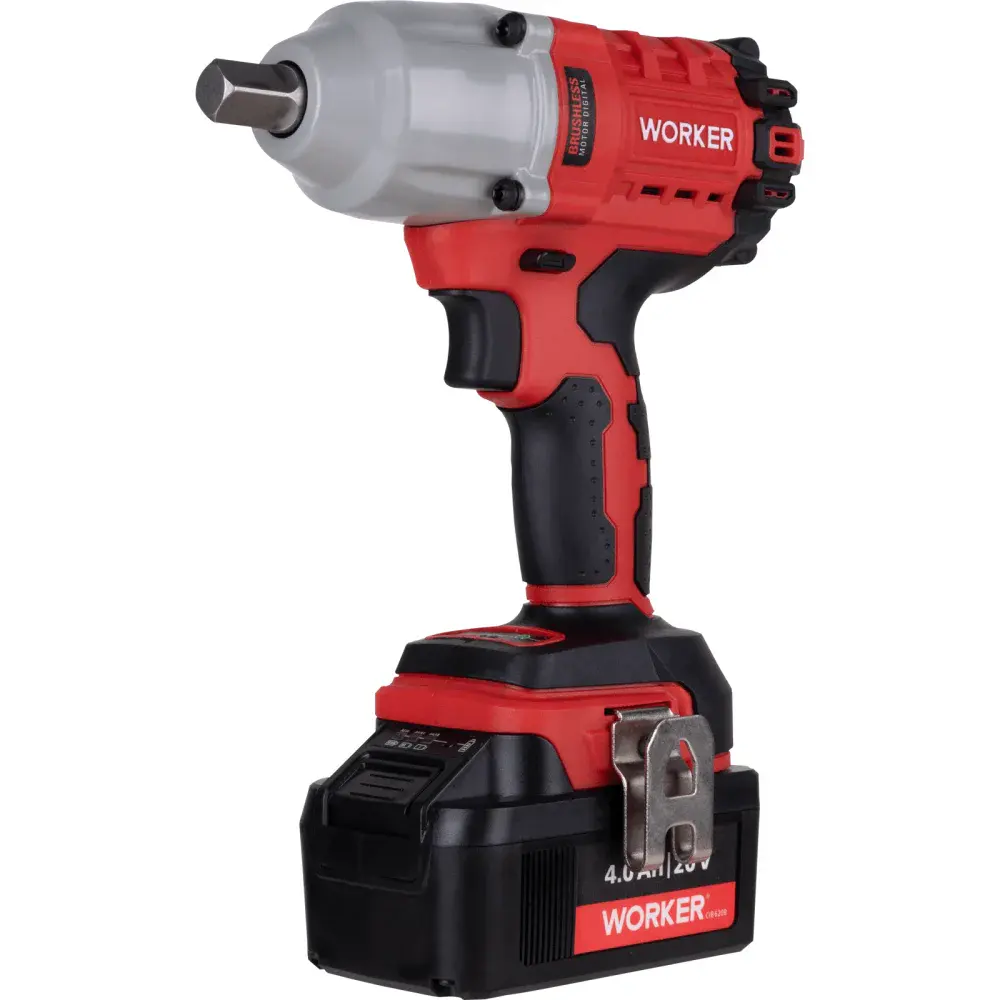 Chave de impacto torque de 620NM com motor brushless Worker — fotografia 6