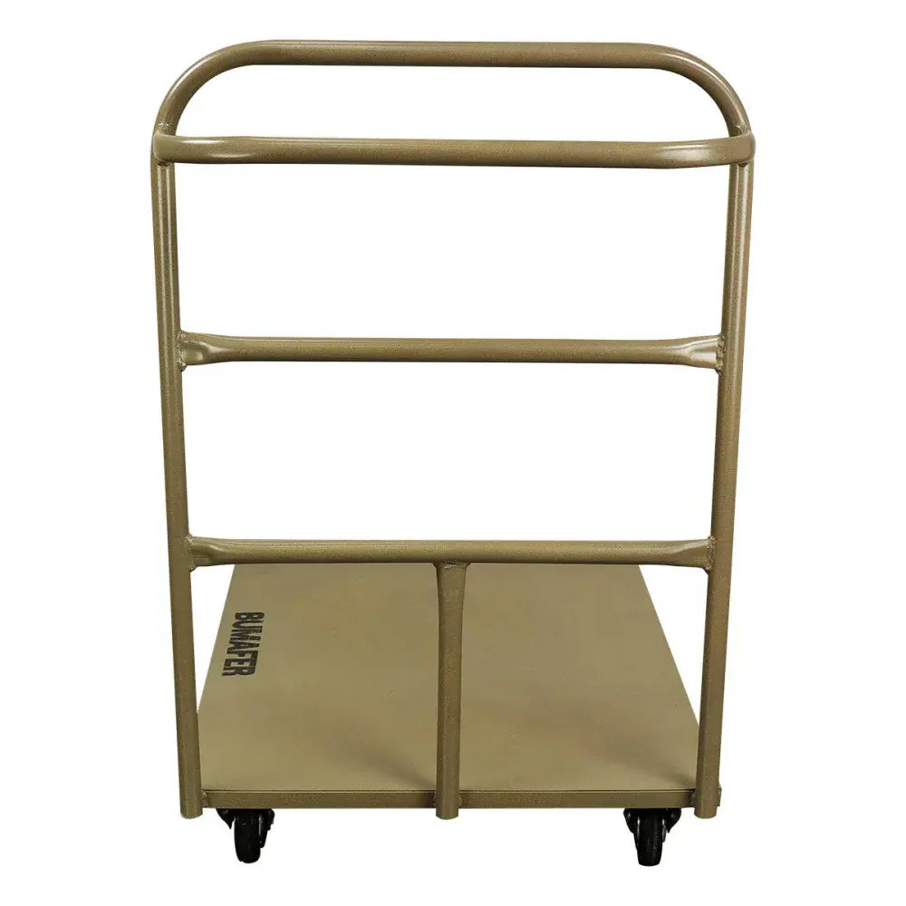 Carro plataforma aço 800X600MM 250KG com uma aba fixa Bumafer — fotografia 4