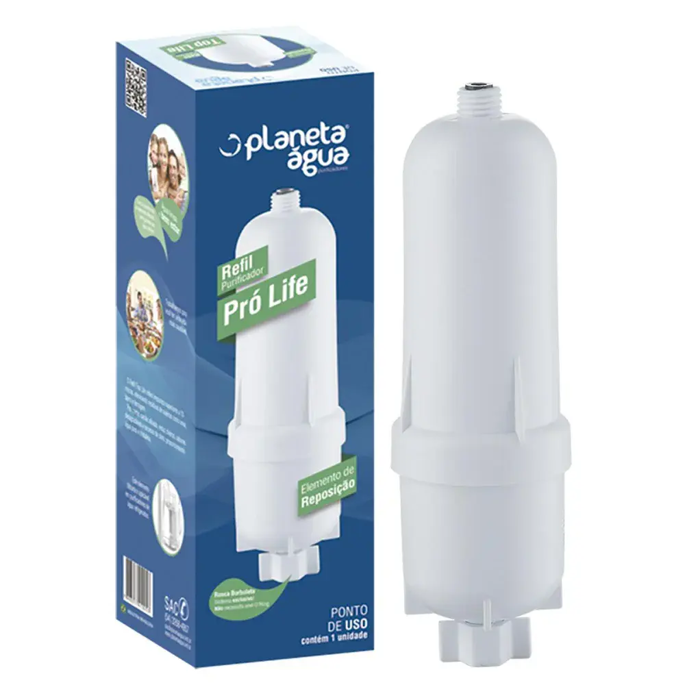 Refil filtro prolife planeta agua comp soft everest