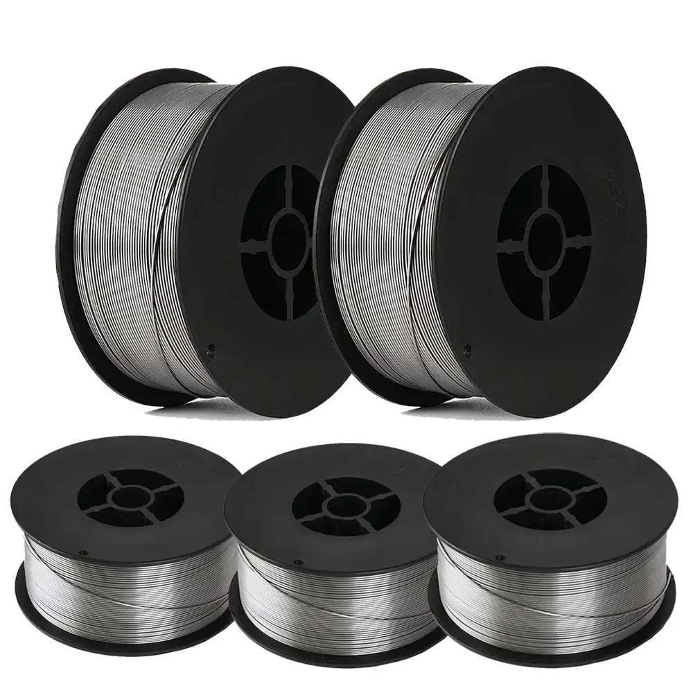 Kit 5 Unidades Arame para Solda MIG 0.8mm Rolo com 1 KG s| Gás com Fluxo Flux Core E71T1-GS EVALD — fotografia de referência