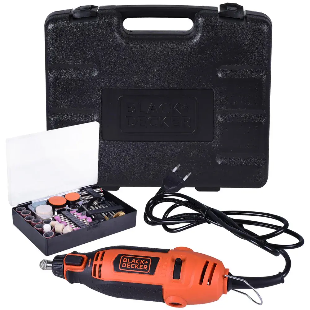 Micro retífica 113ACESSÓRIOS 35000RPM 180W 127V blackdecker Black & Decker