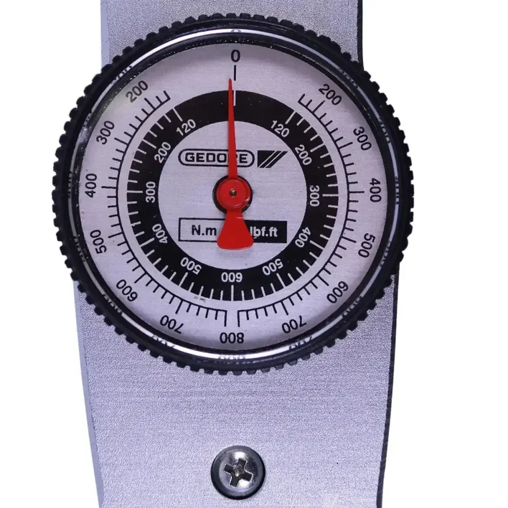 Torquímetro com relógio encaixe 3/4 18 a 82 kgf R600 Gedore — fotografia 5