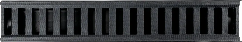 Grelha plástica 09X50 cm porta grelha 2 toneladas preto Liege — fotografia 8