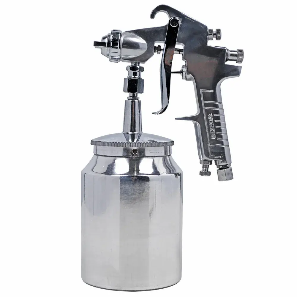 Pistola de pintura alta produção 1 litro 2,0 mm Worker — fotografia 3
