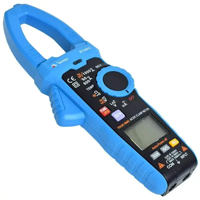 Alicate amperímetro digital ET-3367C Minipa — fotografia de referência
