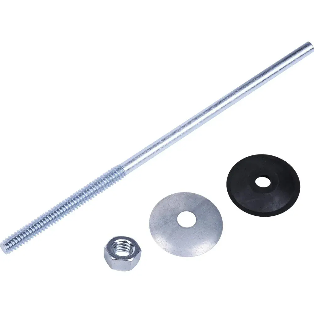 Conjunto de haste para telha 1/4 x 150MM galvanizado 100PÇS Worker — fotografia 2
